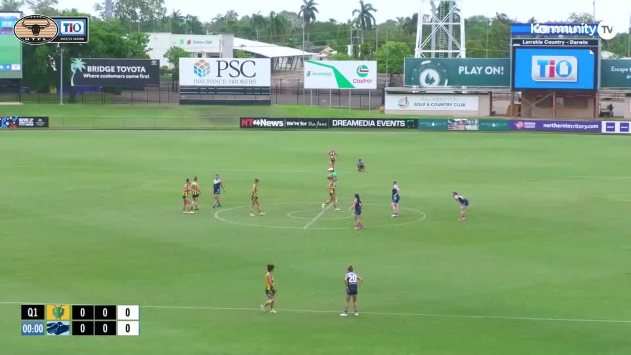 Replay: PINT v Darwin - NTFL Women's Premier League Round 1