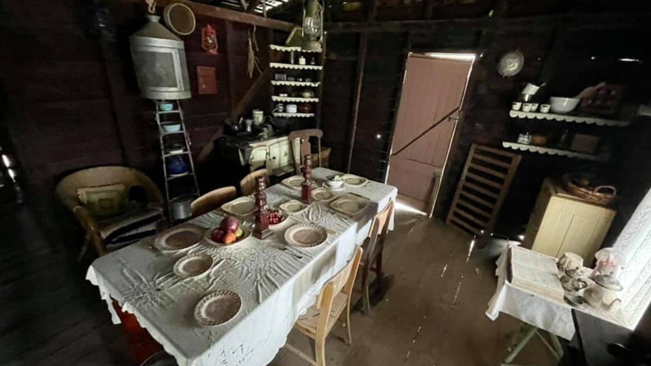 Inside the Wondonga Homestead held by the Widgee Historical Society. Photo: Bruce Devereaux