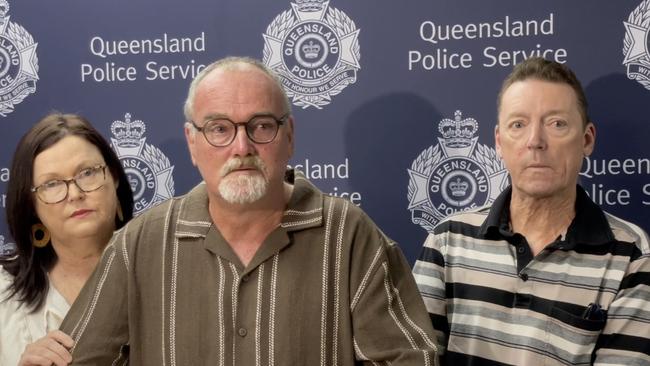 The family of Mackay man John Patrick Hackett, 67, make an emotional appeal for public help in a murder investigation after he was found in his Gold St unit following a welfare check.