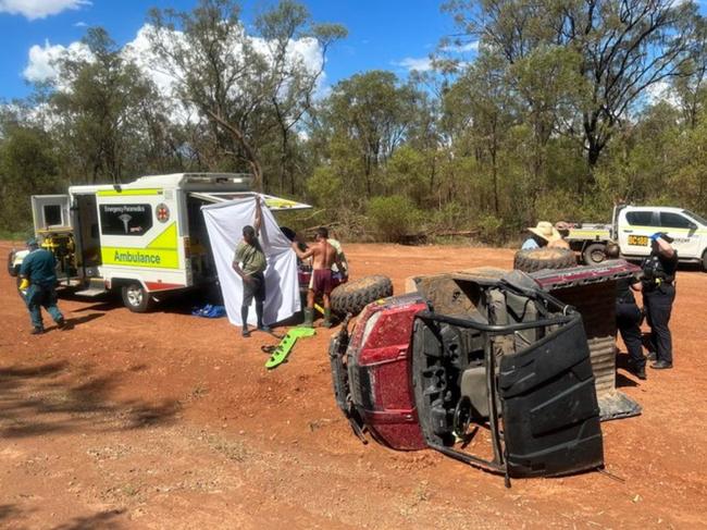 Man, 18, killed in crash hours after woman airlifted in buggy rollover