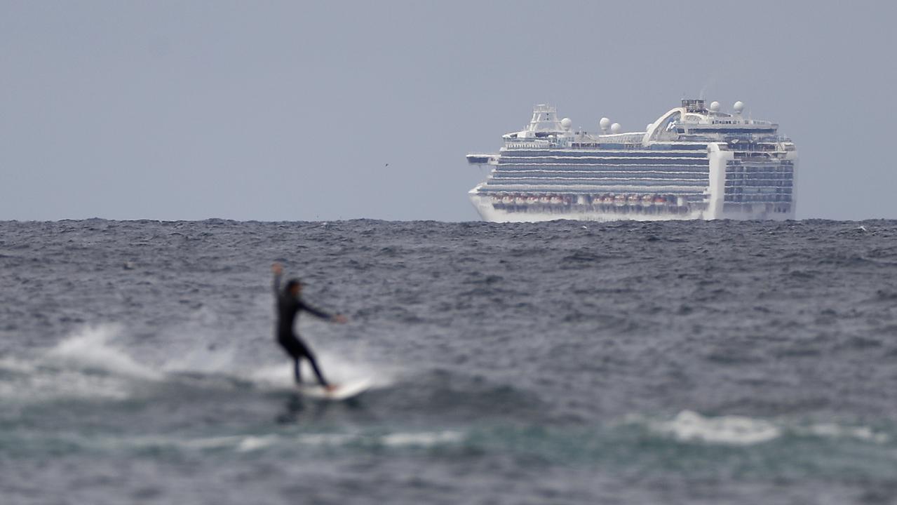 Around 120 passengers from the Ruby Princess cruise ship were found top have coronavirus – most after they had left the ship and headed home. Picture: Ryan Pierse/Getty Images.