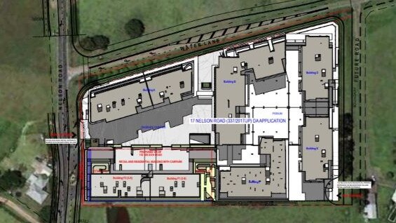 The proposed landscaping plan by Turner for 17 Nelson Rd, Box Hill.