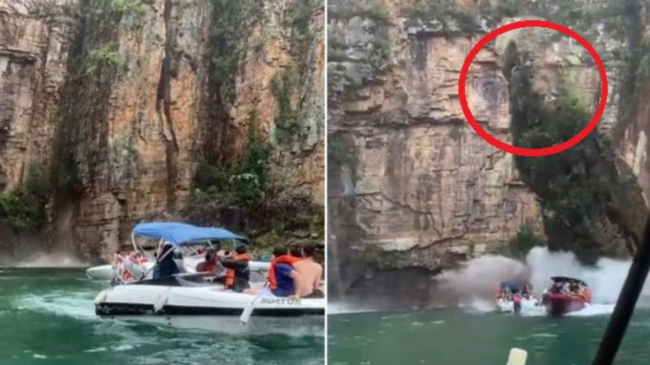 Brazil cliff collapse