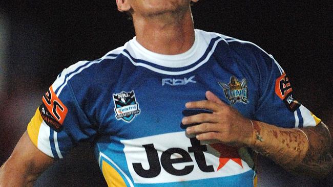 The Gold Coast Titans 2007 foundation strip was the shock runner up. Picture: AAP.