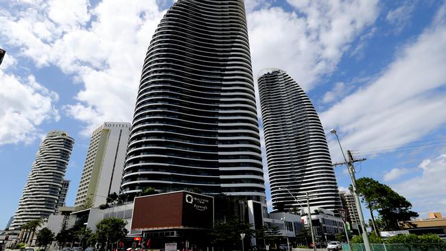 The Oracle buildings at Broadbeach. Picture Glenn Hampson