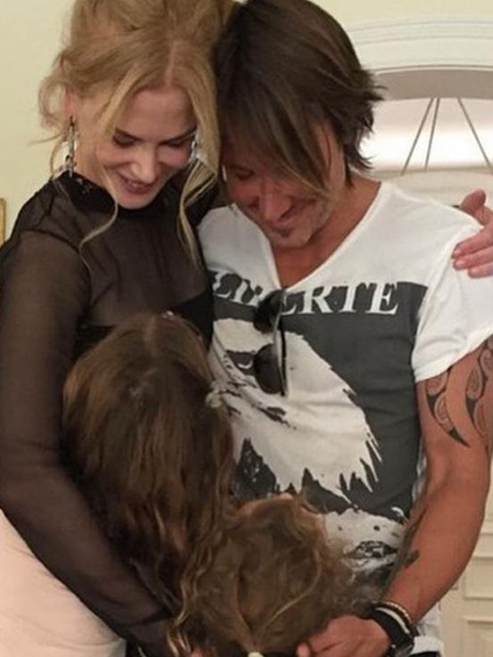 Happy family ... Nicole Kidman and Keith Urban celebrate their 9th wedding anniversary. Picture: Instagram