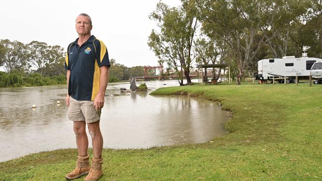 Manager Craig von Bertouch at Riverbend Caravan Park in Renmark. Picture: Keryn Stevens