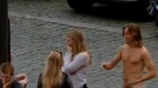 Guaranteed pick up: Walk the streets naked, according to Player Supreme Show video.