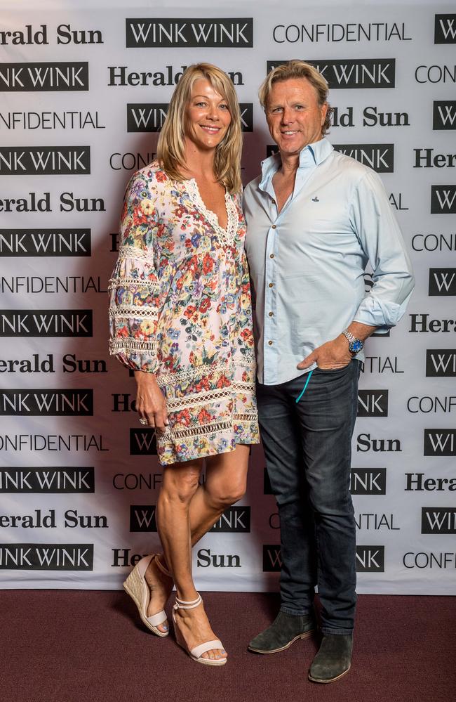 Dermott Brereton and partner Julie. Pictures: Jake Nowakowski