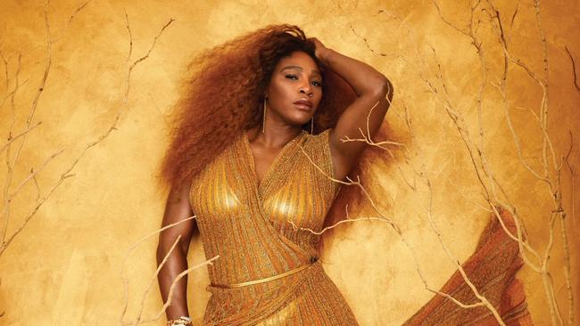 Serena Williams in Harpers Bazaar. Picture: Harpers Bazaar.