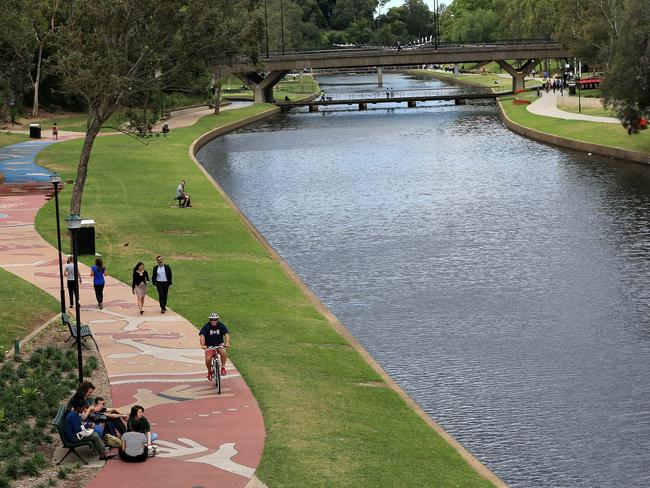 The Parramatta River will be at the heart of a world-class cultural precinct. Picture: Stephen Cooper