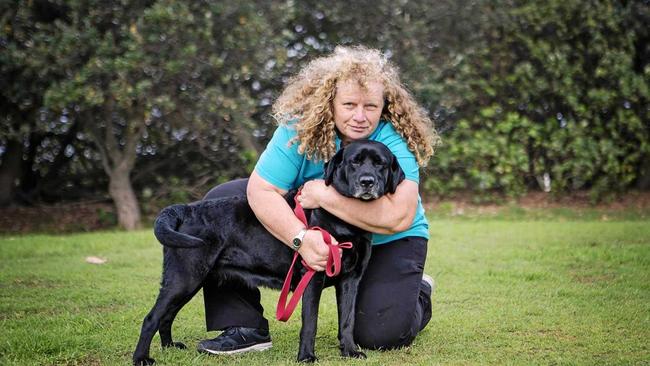 EXPERT: Kyra Ensbey from Bright Bessy Dog Training with her dog Chilli. Picture: Rachel Vercoe