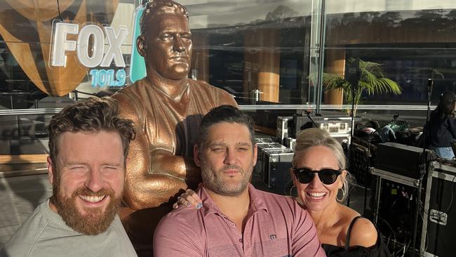 Brendan Fevola's statue unveiled in Narre Warren: Picture: Supplied