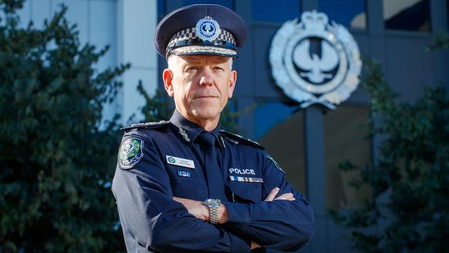 Police commissioner Grants Stevens has been reappointed to his job for another three years. Picture: Matt Turner