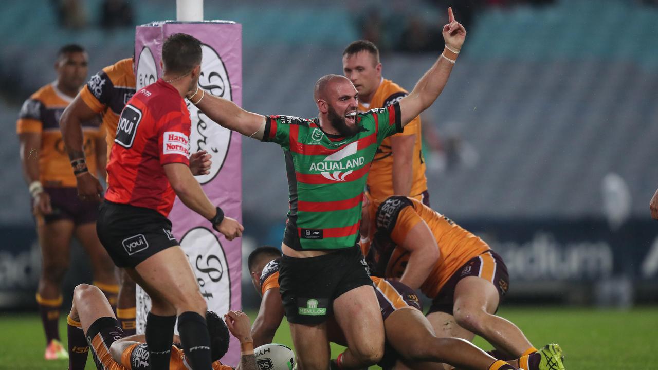 Mark Nicholls is loving life with the Rabbitohs.