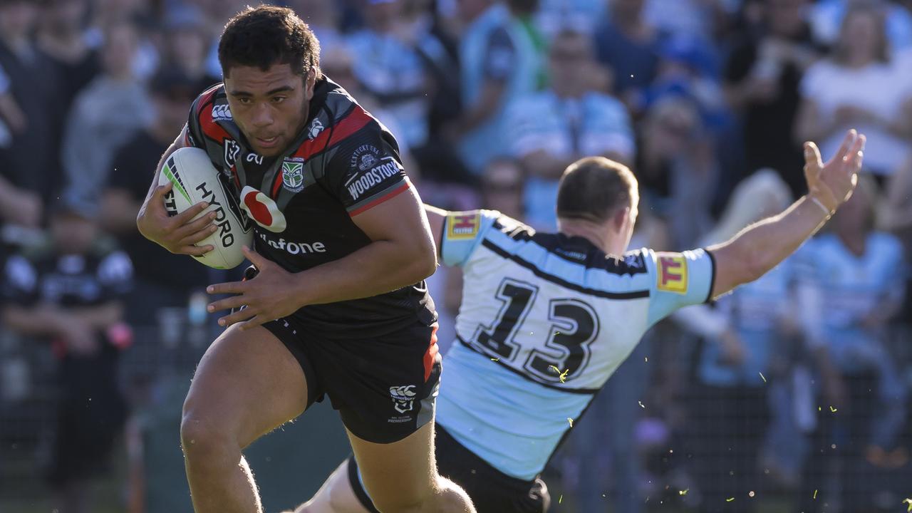 Isaiah Papali'i made a big impression for the Warriors in his debut year, but then his form tapered off. Picture: AAP Image/Craig Golding