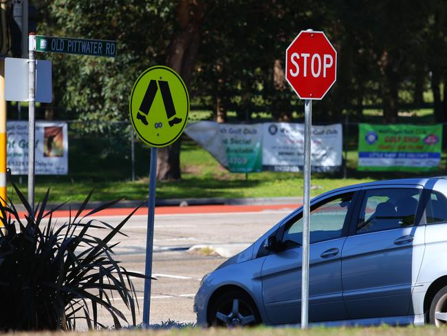 The RMS has put in a stop signs, but drivers are ignoring them at the intersection. Picture: Phil Rogers.