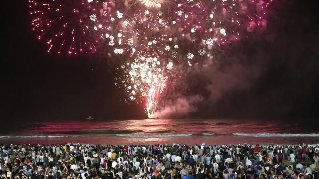 New Year’s Eve 2019 Gold Coast style at Surfers Paradise. Picture: Mike Batterham,