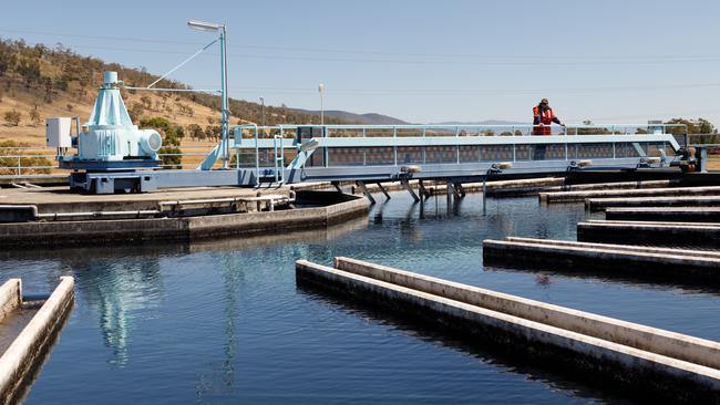 TasWater’s Bryn Estyn Water Treatment Plant near New Norfolk. Picture: Peter Matthew