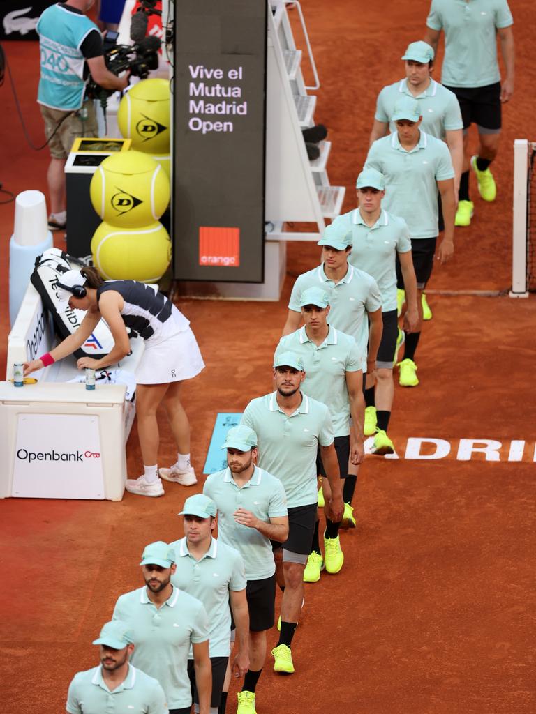 Tennis news 2023 Madrid Open controversy, models used as ballkids, outfits, reaction