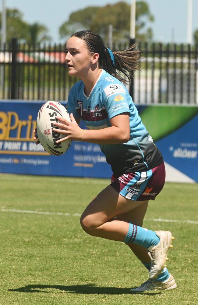 Courtney Harris Mackay Cutters vs Central Queensland Capras Harvey Norman U17's Saturday 8 March 2025 Picture: Michaela Harlow