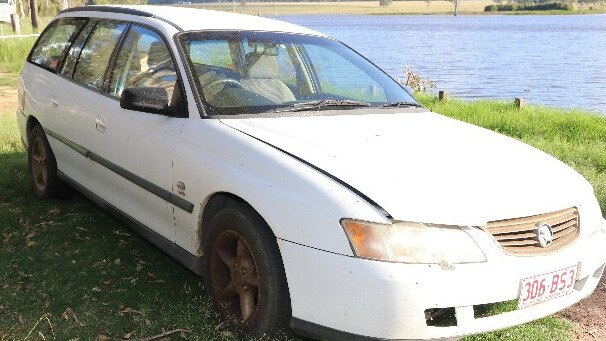 Detectives are seeking public help from anyone who saw their white 2004 Holden Commodore station wagon parked in the picnic area of Gordonbrook Dam. Photo: QPS