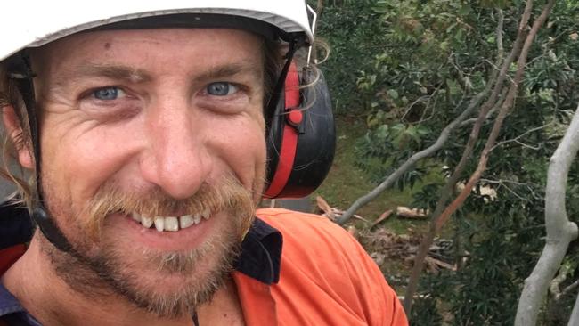 Byron Shire arborist Sebastian Higgins.