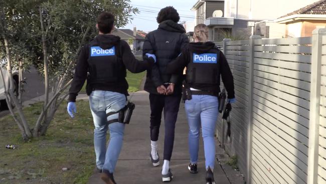 More than 30 people have been arrested since July as part of an operation targeting street gangs. Source: Victoria Police