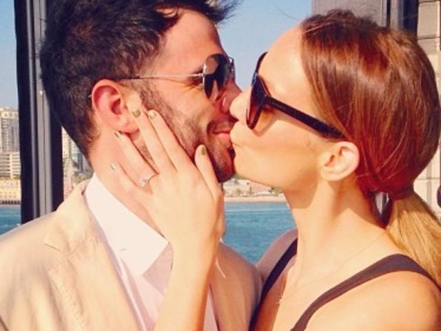 VALENTINE'S DAY SPECIAL: Singer Ricki Lee Coulter and fiance, personal trainer Rich Harrison. Picture: Instagram