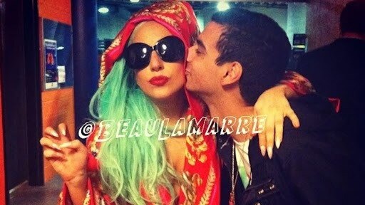 Beau Lamarre-Condon with Lady Gaga Gaga.