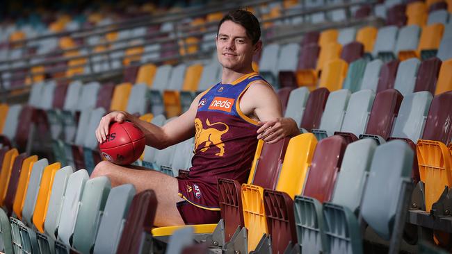 Brisbane Lions midfielder Lachie Neale at the Gabba. Picture: Lyndon Mechielsen
