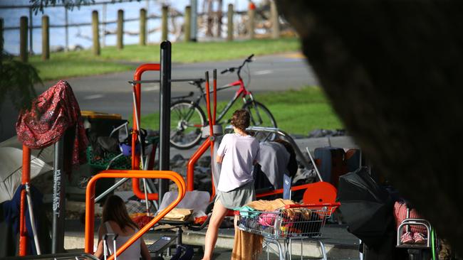 Homelessness in Brisbane’s West End.