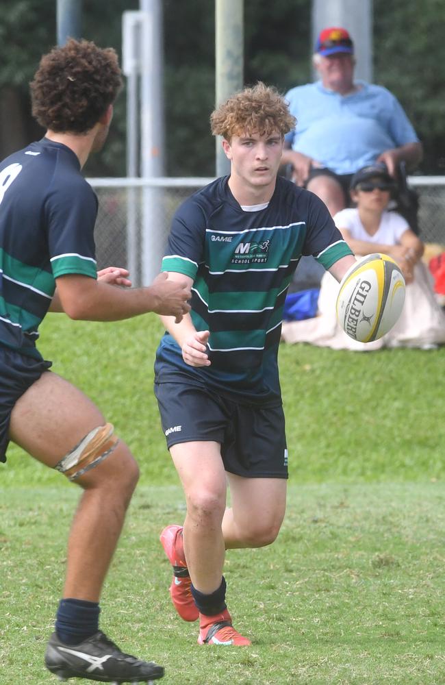 Elijah Breen. QLD Rugby Union State Championships (17-18 years boys) at the Townsville Sports Precinct. Friday May 23. South Coast against Metro North. Picture: Evan Morgan