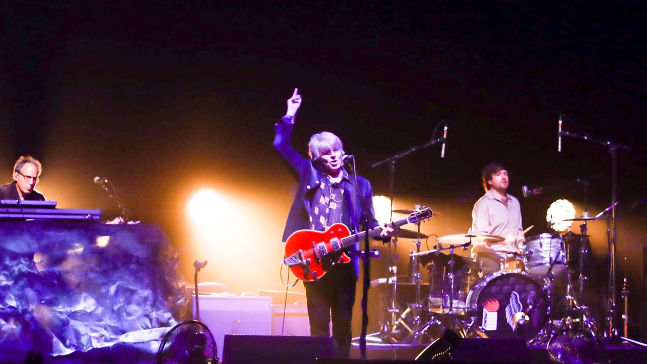 Crowded House performing in Townsville as part of the same tour. Picture: Craig Hebrert