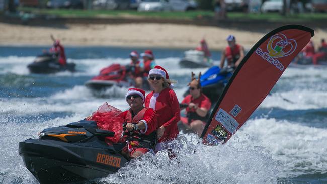 Jetski Santa Ride 2023: Picture: Glenn Campbell