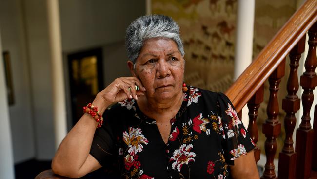 A program empowering Aboriginal and Torres Strait Islander students to break the cycle of domestic violence developed by Aboriginal Elder Florence Onus (Aunty Flo) in conjunction with the First Nations WomenÃ&#149;s Legal Service Queensland (FNWLSQ). Picture: Evan Morgan