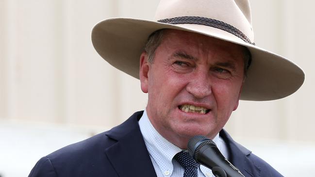 Barnaby Joyce has re-emerged as the voice of the National Party. Picture: Andy Rogers