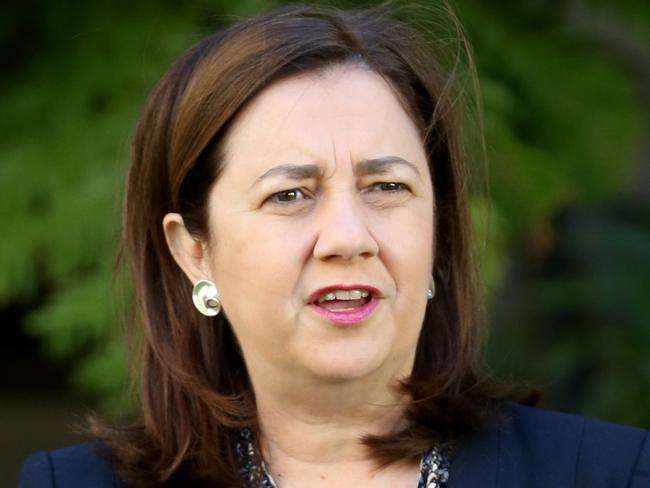 Premier Annastacia Palaszczuk during a media conference,  Speakers Green Parliament House Brisbane, on Friday 1st May 2020 - Photo Steve Pohlner