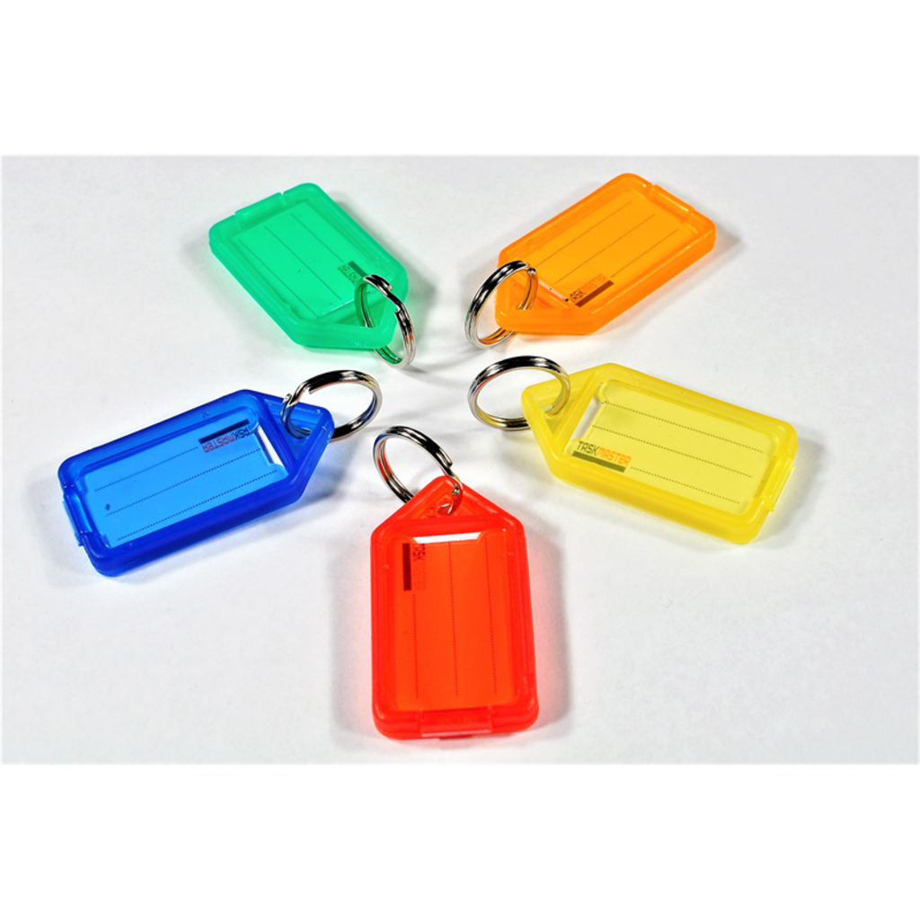 Bunnings key tags are a great cheap alternative to luggage tags. Picture: Bunnings