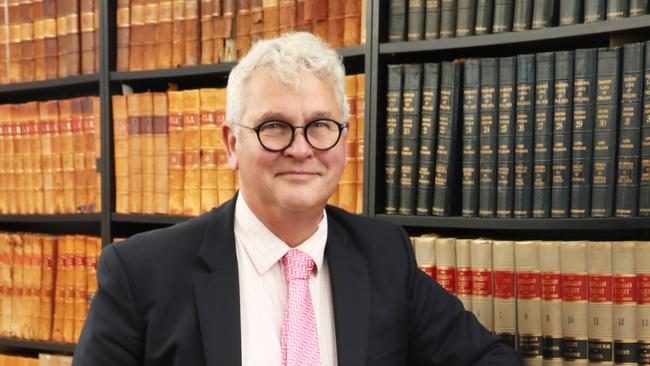 Criminal Lawyer Bill Potts in his Southport chambers. Picture Glenn Hampson