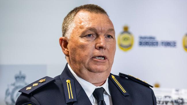 Australian Border Force Chief Superintendent Alex Kelsall has warned about the dangers of the drug. Picture: Tom Huntley