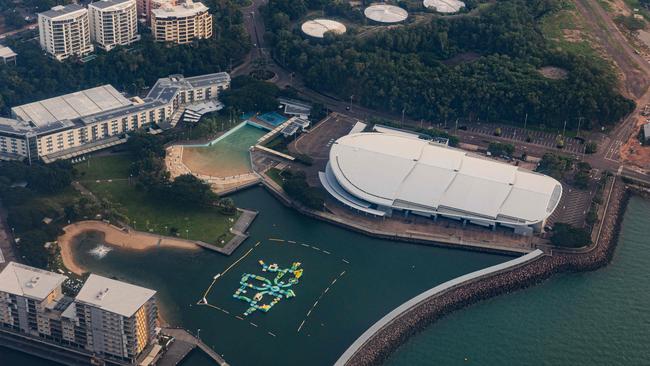 Ariel view of Darwin Waterfront. Picture: Pema Tamang Pakhrin