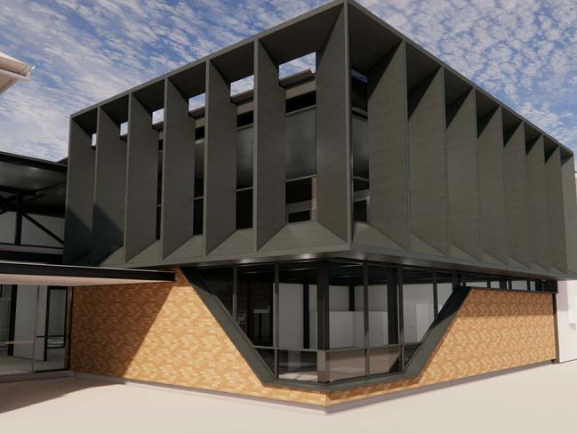 An artist’s impression of part of the Playford International College development. Picture: Swanbury Penglase