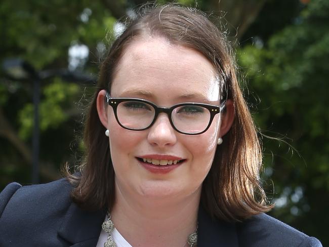 Verity Barton, LNP member for Broadwater, during a portrait session at Paradise Point, Gold Coast. Picture: Regi Varghese