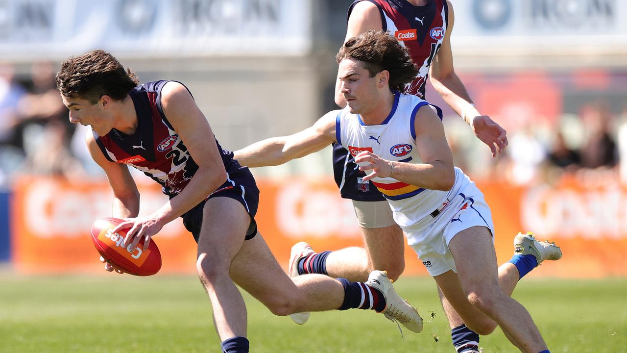 Will Nick Watson, right, get to the Giants? Picture: Kelly Defina/AFL Photos