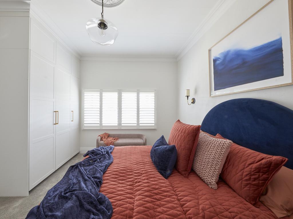 Luke and Jasmine's guest bedroom. Picture: Channel 9