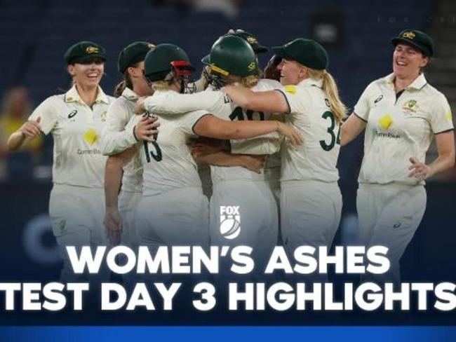 Women’s Ashes Test: Day 3 Highlights