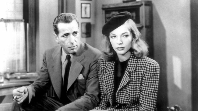 Humphrey Bogart and Lauren Bacall in 1946 classic <i>The Big Sleep.</i>