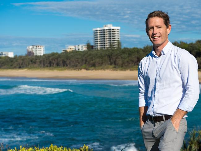 Ian Fitzgibbon, Coffs Harbour City Council, Group Leader Sustainable Places. at Macauleys Beach . 29 MAY 2018