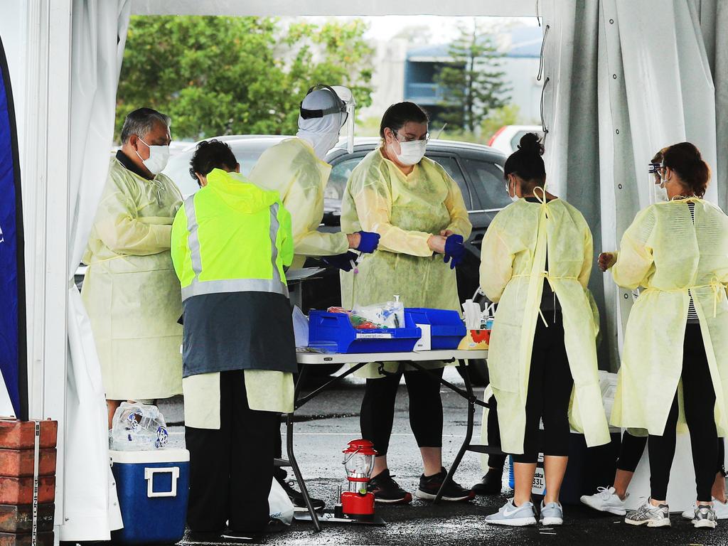 People are being urged to get tested in Byron Bay if they have symptoms. Picture: NCA NewsWire / Scott Powick